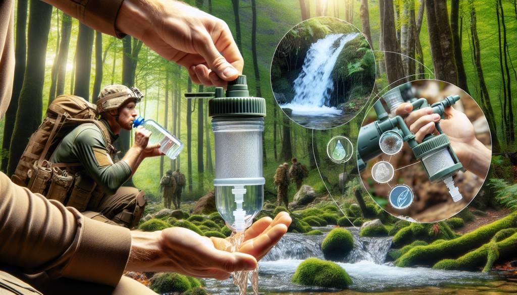 Filtre eau survie : purification efficace pour les urgences