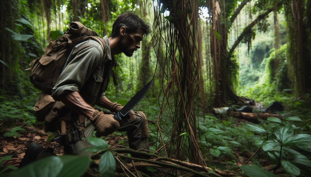 Trancher, tailler, défricher : la machette essentielle en survie