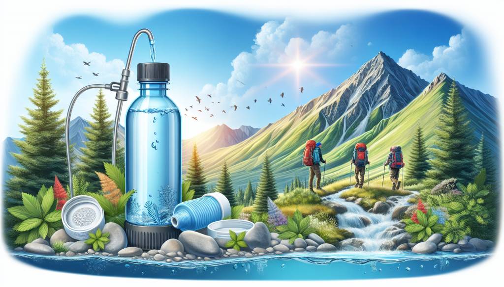 Gourdes filtrante : une solution pour l'eau potable en randonnée