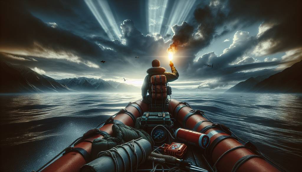 Survie en mer grâce à des techniques et équipements de base