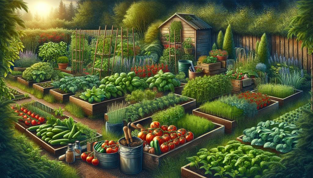 Cultivez votre propre jardin de survie avec légumes et plantes essentiels