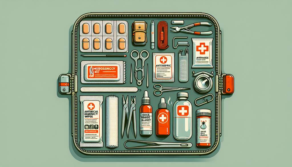 Composition d'une trousse de secours médical pour aventuriers