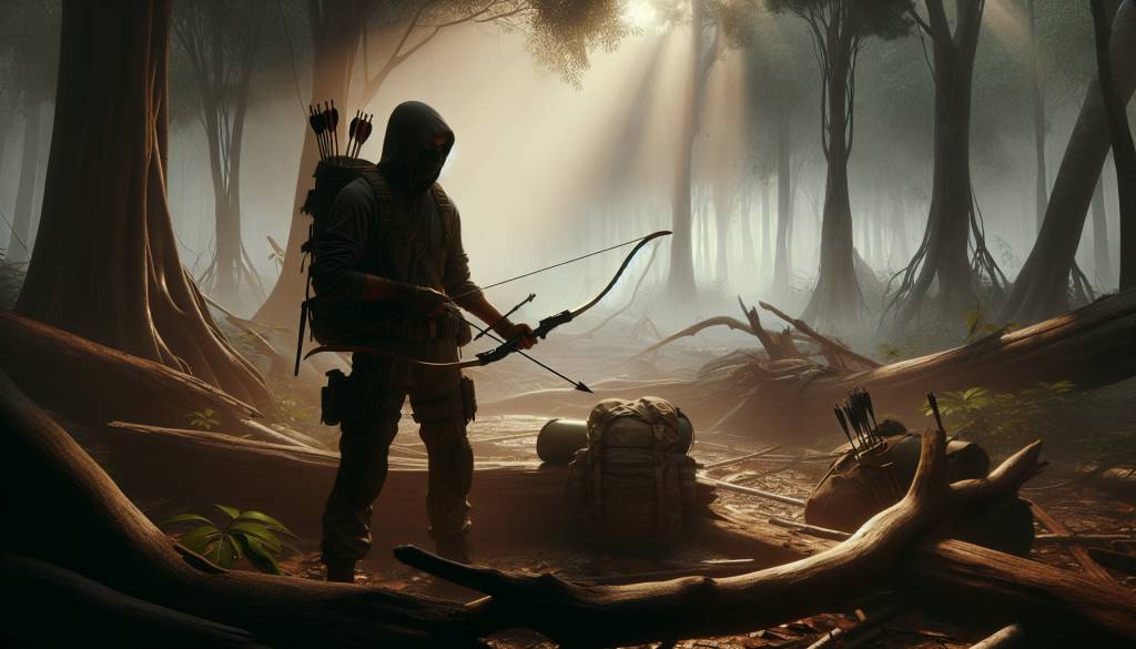 Utilisation de l'arc et des flèches en contexte de survie