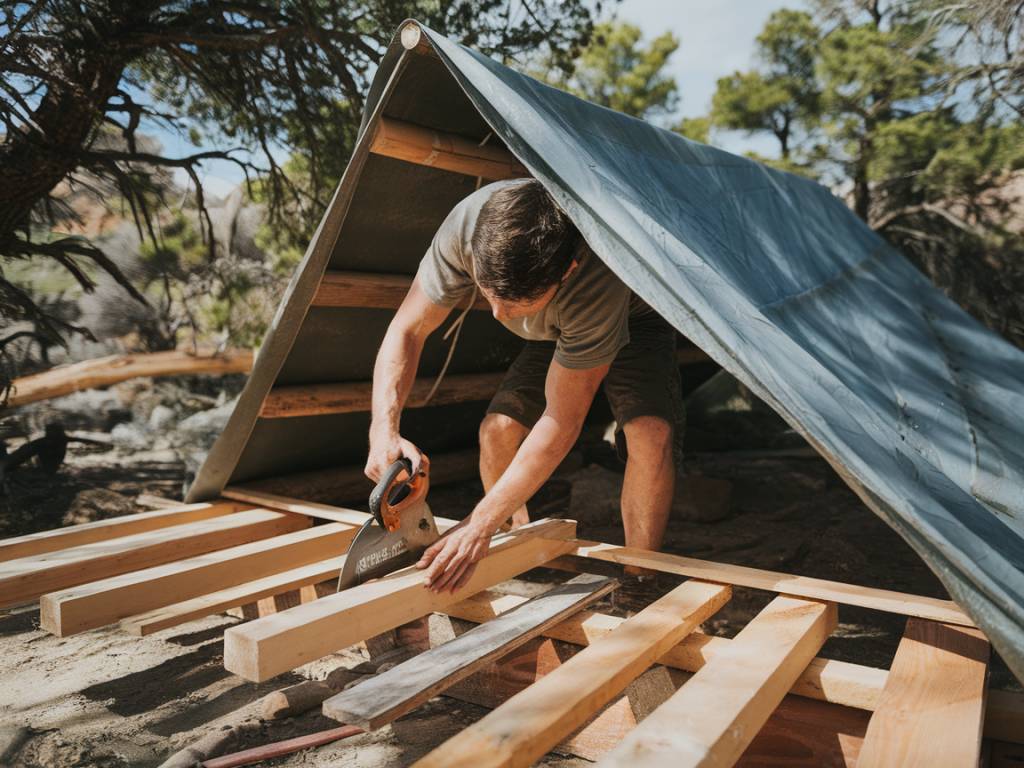 Transformer une bâche en abri multifonction : astuces pour les situations de survie